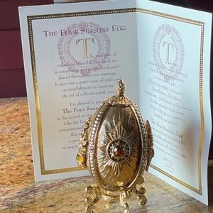 Joan Rivers “The Four Seasons Egg” with Pendant